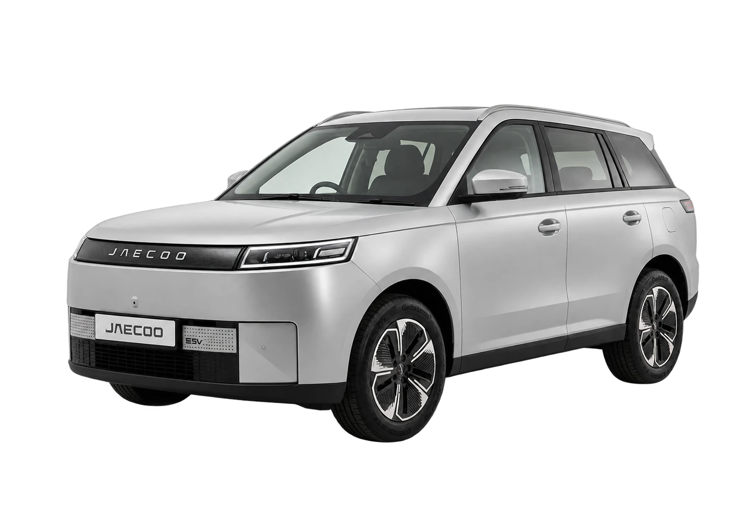 Illustrative UK JAECOO E5 cutout adapted from the official photograph