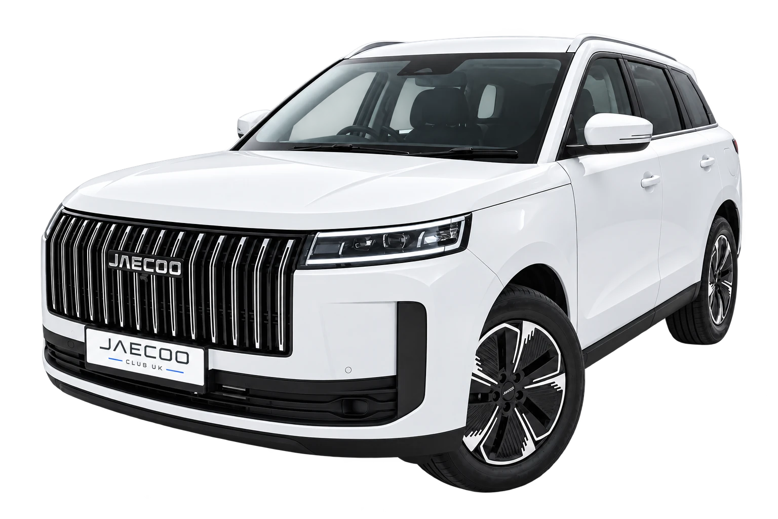 JAECOO J5 front three-quarter view