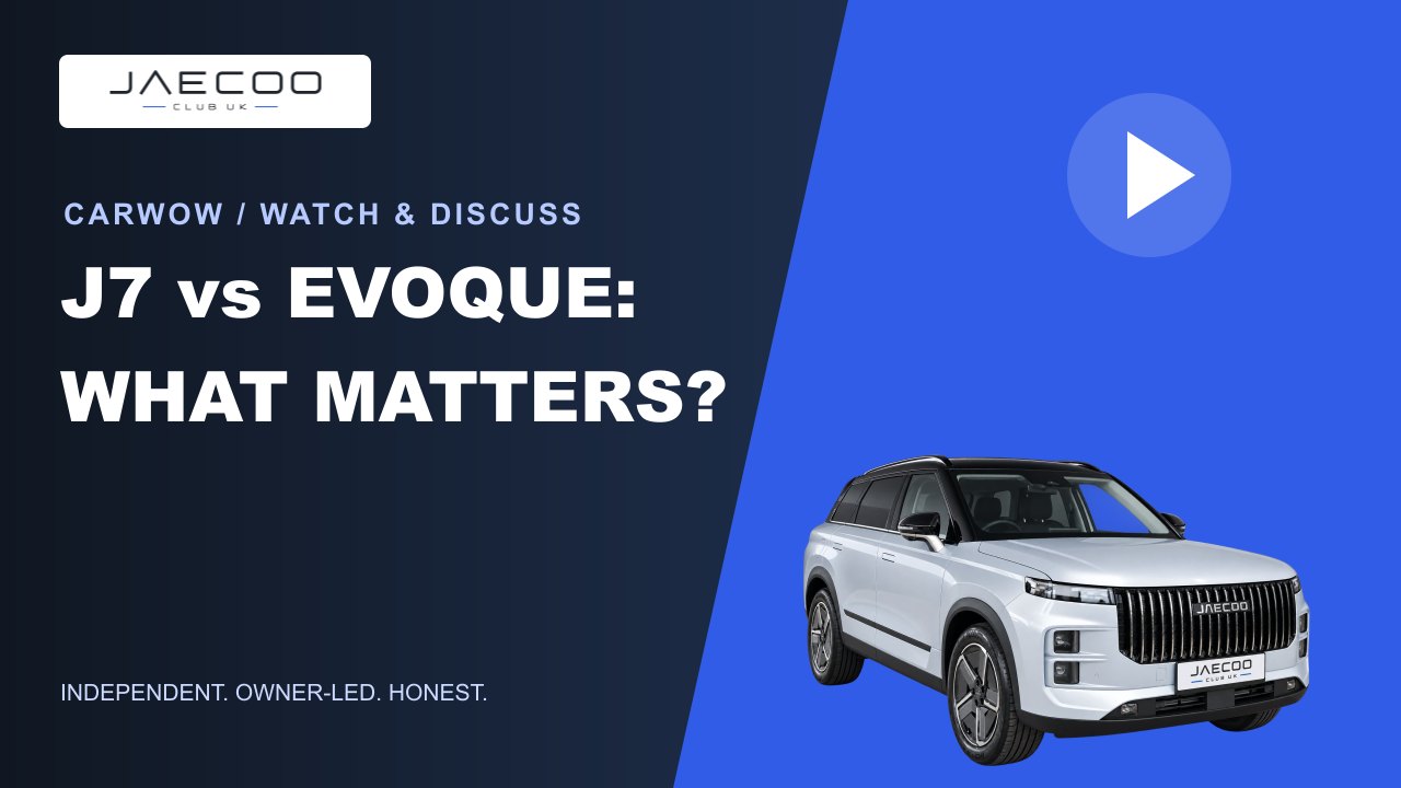 JAECOO Club video guide graphic: J7 vs EVOQUE: WHAT MATTERS?